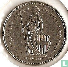 Switzerland 2 francs 1991 - Image 2