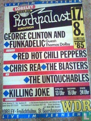 Red Hot Chili Peppers Rockpalast Poster 1985