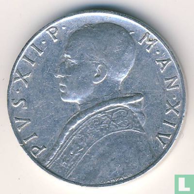 Vaticaan 10 lire 1952 - Afbeelding 2