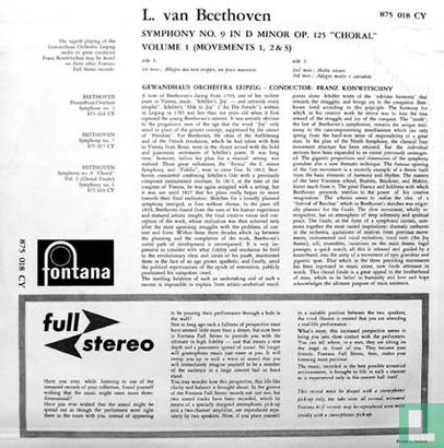 Beethoven Symphony no. 9 - Bild 2