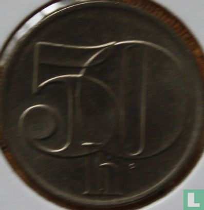 Tchécoslovaquie 50 haleru 1992 - Image 2