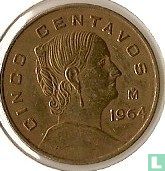 Mexico 5 centavos 1964 - Afbeelding 1