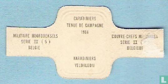 Karabiniers veldkledij 1914 - Afbeelding 2