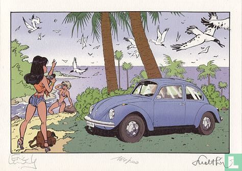 Pin-up & VW Coccinelle