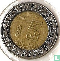 Mexico 5 pesos 2002 - Afbeelding 1