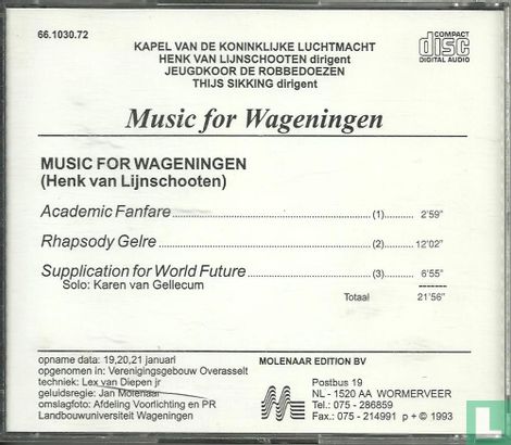 Music for Wageningen - Afbeelding 2