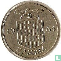 Zambia 1 shilling 1964 - Image 1