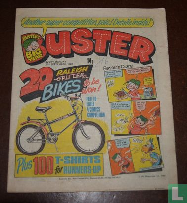 Buster 26/09/1981 - Image 1
