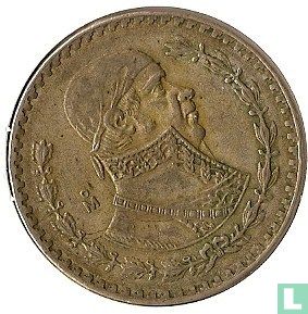 Mexique 1 peso 1957 - Image 2