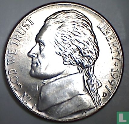 Verenigde Staten 5 cents 1997 (D) - Afbeelding 1