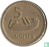 Fiji 5 cents 1978 - Image 2