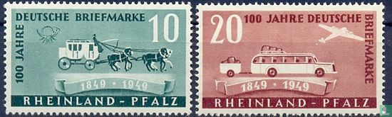 Centenaire des timbres allemands