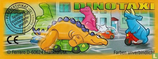 Oranje dinosaurus (Auto rood) - Afbeelding 2