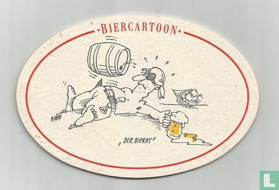Biercartoon "Der Bierat" - Afbeelding 1