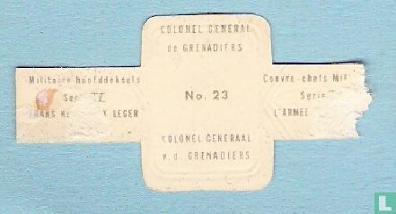 Kolonel generaal v. d. grenadiers - Image 2