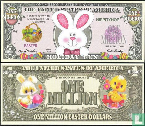 Billet de dollars pour le FUN de Pâques HOIDAY