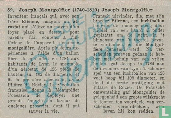 Joseph Montgolfier (1740-1810) - Afbeelding 2