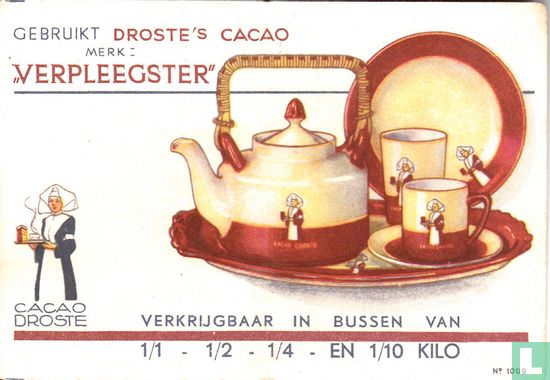 Gebruikt Droste's Cacao merk : Verpleegster 1939 - Bild 1
