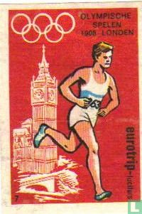 Olympische Spelen 1908-Londen "hardlopen"