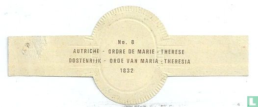 Oostenrijk - Orde van Maria-Theresa 1832 - Afbeelding 2