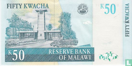 Malawi 50 Kwacha 2011 - Image 2