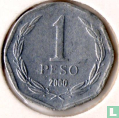 Chili 1 peso 2000 - Image 1