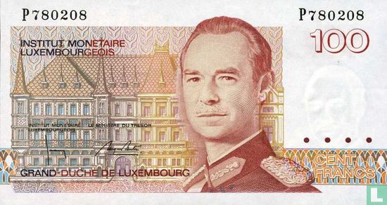 Luxembourg 100 Francs  - Image 1