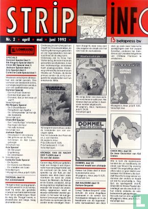 Stripinfo - April-mei-juni 1992 - Bild 1