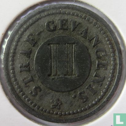 Halve cent 1834 Strafgevangenis Hoorn - Afbeelding 1