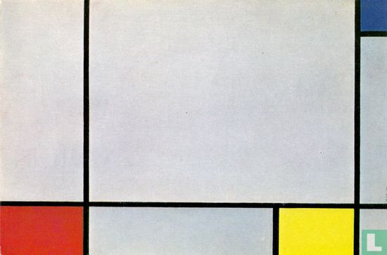 compositie met rood, geel en blauw (1927) - Bild 1