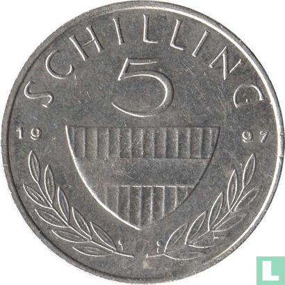 Oostenrijk 5 schilling 1997 - Afbeelding 1