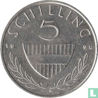 Autriche 5 schilling 1998 - Image 1
