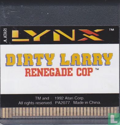 Dirty Larry Renegade Cop