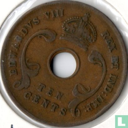 Ostafrika 10 Cent 1936 (ohne Münzzeichen - Typ 2) - Bild 2