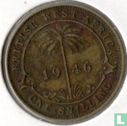 Afrique de l'Ouest britannique 1 shilling 1946 (sans marque d'atelier) - Image 1