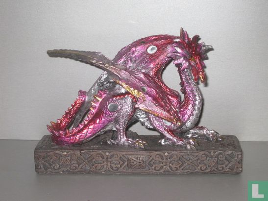 Dragon d'argent/violet