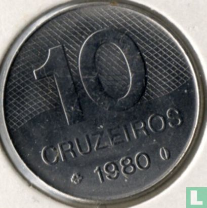 Brasilien 10 Cruzeiro 1980 - Bild 1