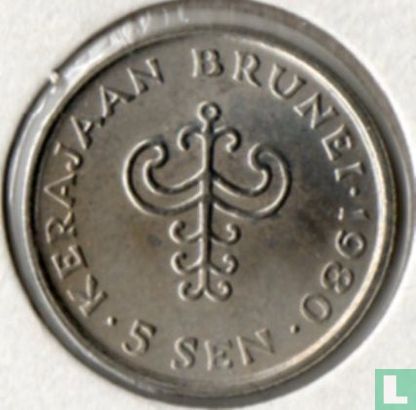 Brunei 5 sen 1980 - Afbeelding 1