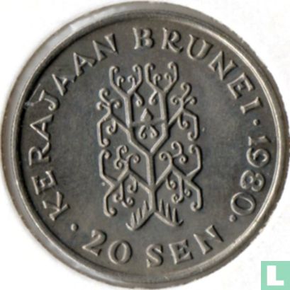 Brunei 20 sen 1980 - Image 1