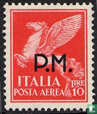 Airmail with print P.M.