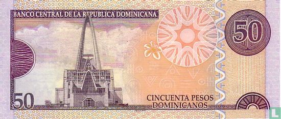 Dominicaanse Republiek 50 Pesos Dominicanos 2011 - Afbeelding 2