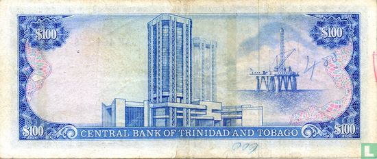 Trinidad en Tobago 100 Dollar   - Afbeelding 2