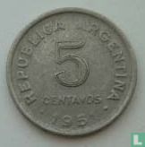 Argentinië 5 centavos 1951  - Afbeelding 1