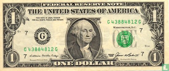United States 1 dollar  - Image 1