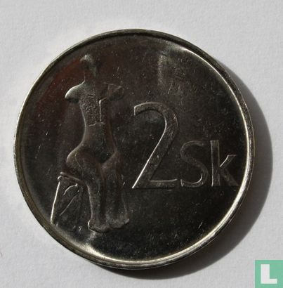 Slowakije 2 korun 2001 - Afbeelding 2