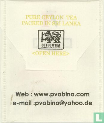 Pure Ceylon Tea Lemon Flavoured - Afbeelding 2