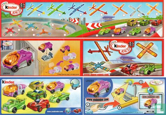 Kinder Race - Roze auto - Image 3