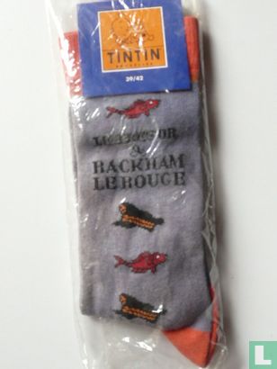 Hergé # Sokken met Le Tresor & Rackham Le Rouge maat 39/42 - Afbeelding 1