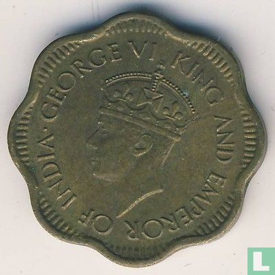 Ceylan 10 cents 1944 - Image 2