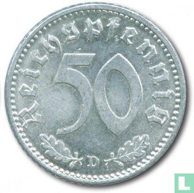 Empire allemand 50 reichspfennig 1940 (D) - Image 2